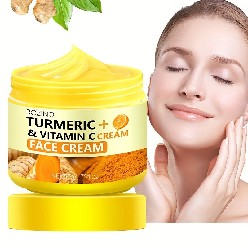 Title / Titre
EN: Turmeric & Vitamin C Face Cream – Brightening, Anti-Aging, Moisturizing
FR: Crème visage au curcuma et vitamine C – Éclat, anti-âge, hydratante