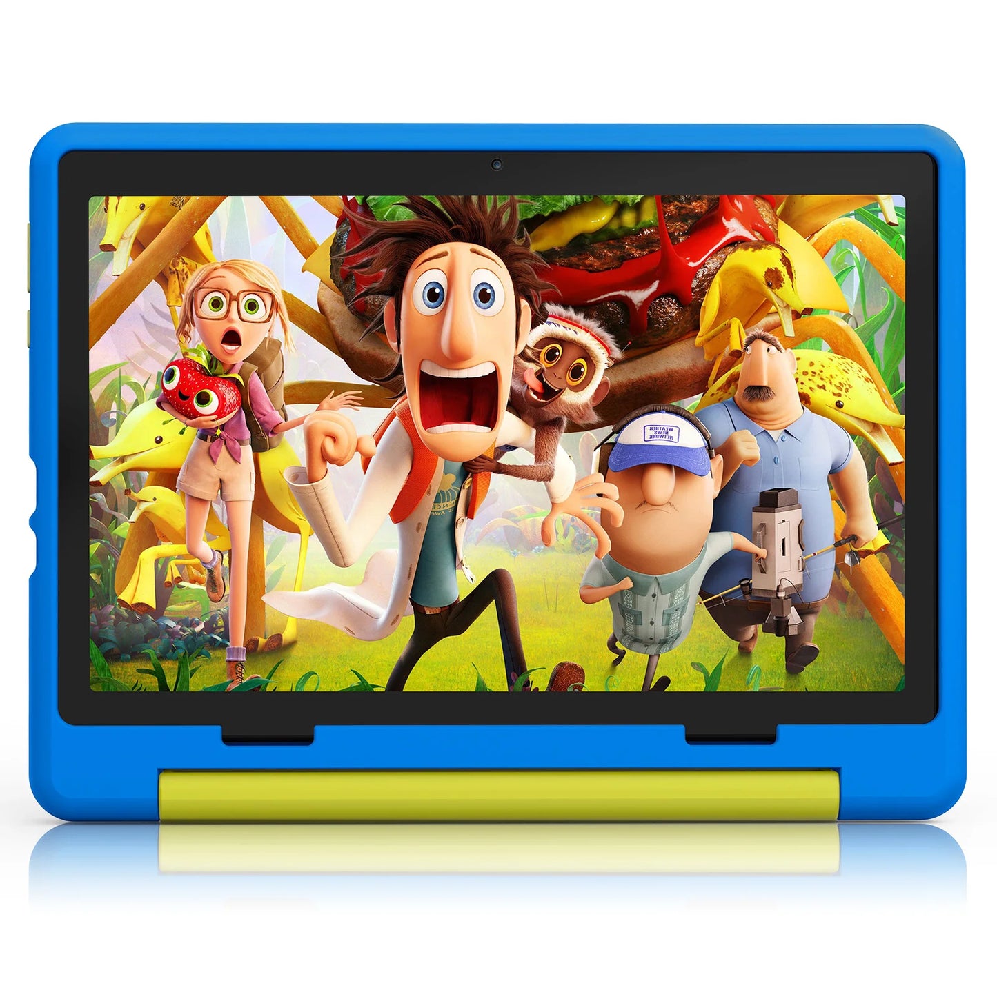 Tablette enfant KT1016 10,1 pouces Android 14 Quad Core 8 Go RAM 64 Go ROM 1 To extensible WiFi Bluetooth Cadeau enfant Logiciel PC Pad