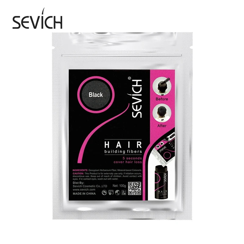 Blender Conceal Styling Fiber Poudres capillaires Anti-perte Fibres capillaires Kératine Extension de cils 100 g Noir 10 couleurs