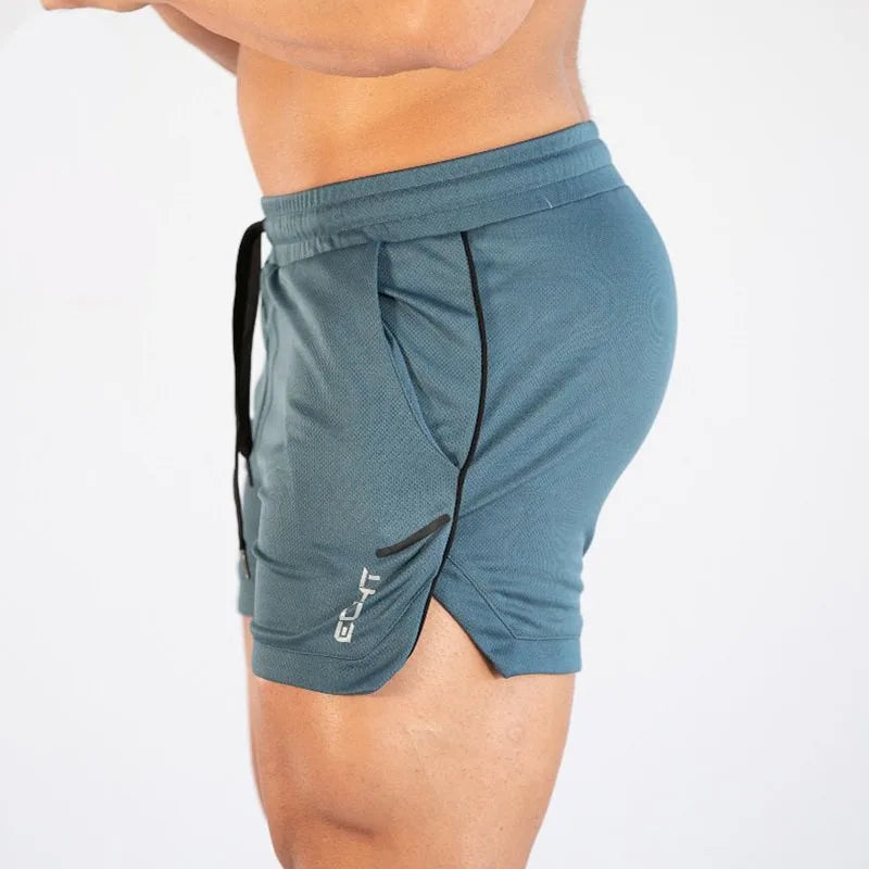 GITF Men's Quick-Drying Compression Running Shorts Grid Pattern Gym Training Sports /GITF – short de course à Compression à séchage rapide pour hommes