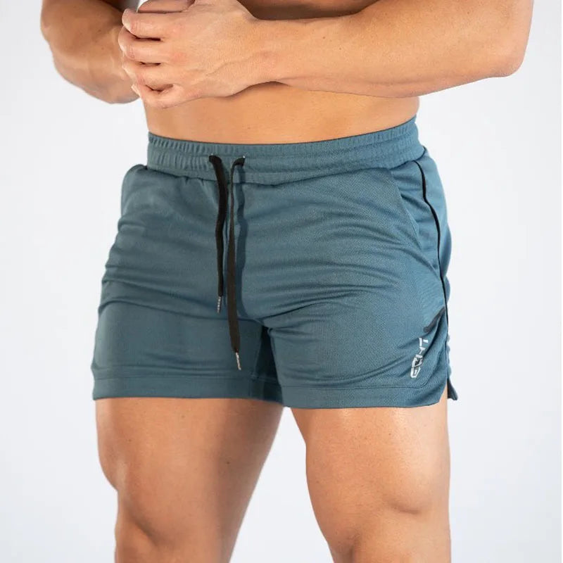 GITF Men's Quick-Drying Compression Running Shorts Grid Pattern Gym Training Sports /GITF – short de course à Compression à séchage rapide pour hommes