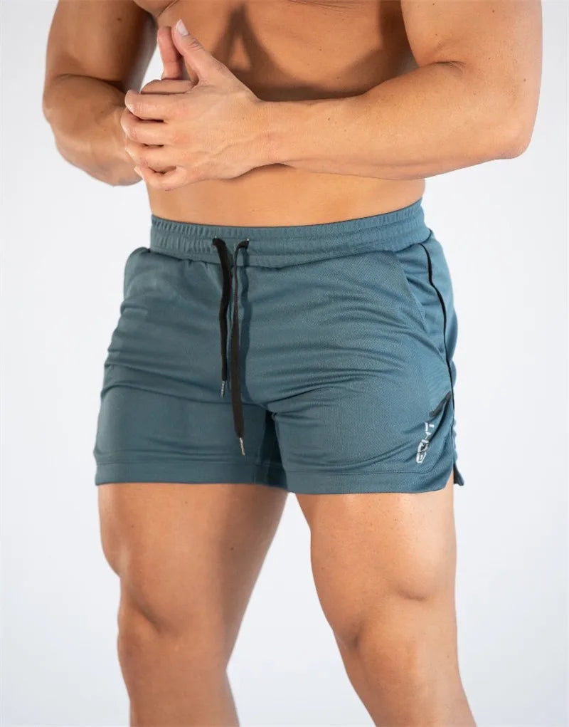 GITF Men's Quick-Drying Compression Running Shorts Grid Pattern Gym Training Sports /GITF – short de course à Compression à séchage rapide pour hommes