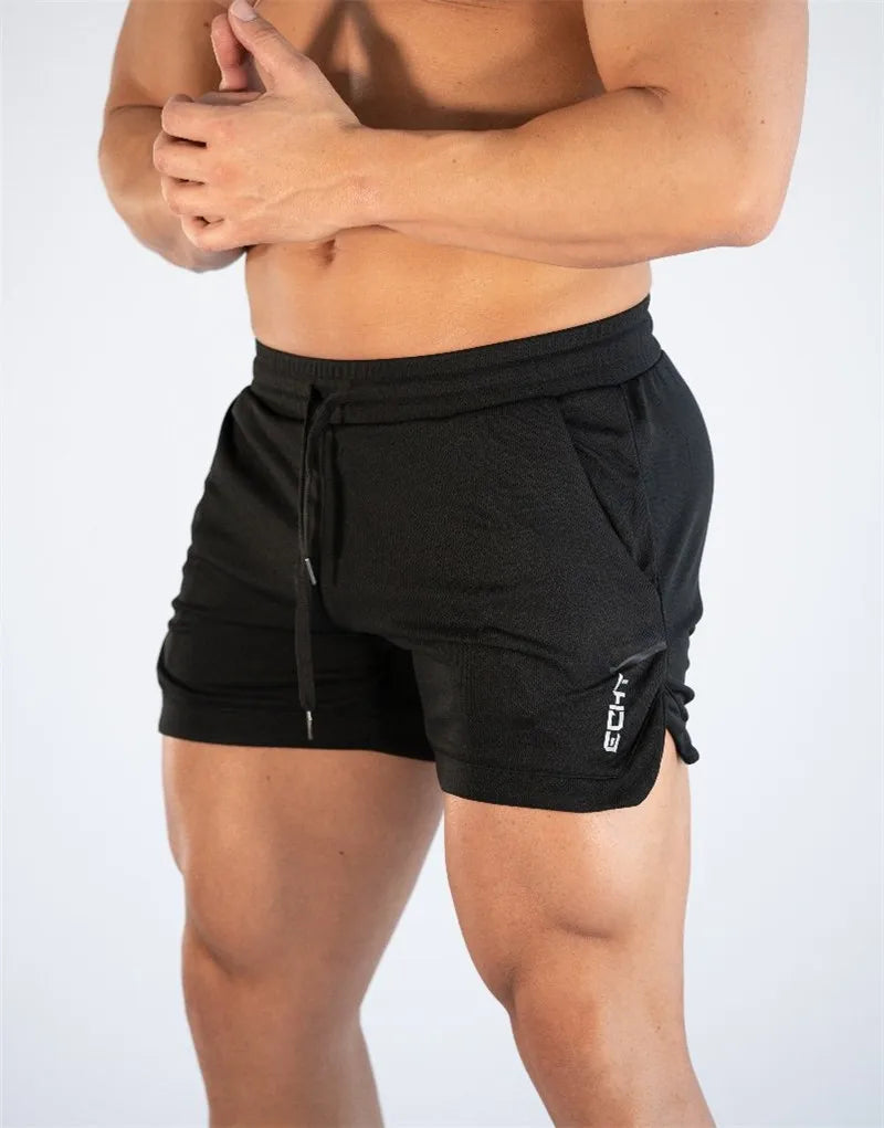 GITF Men's Quick-Drying Compression Running Shorts Grid Pattern Gym Training Sports /GITF – short de course à Compression à séchage rapide pour hommes