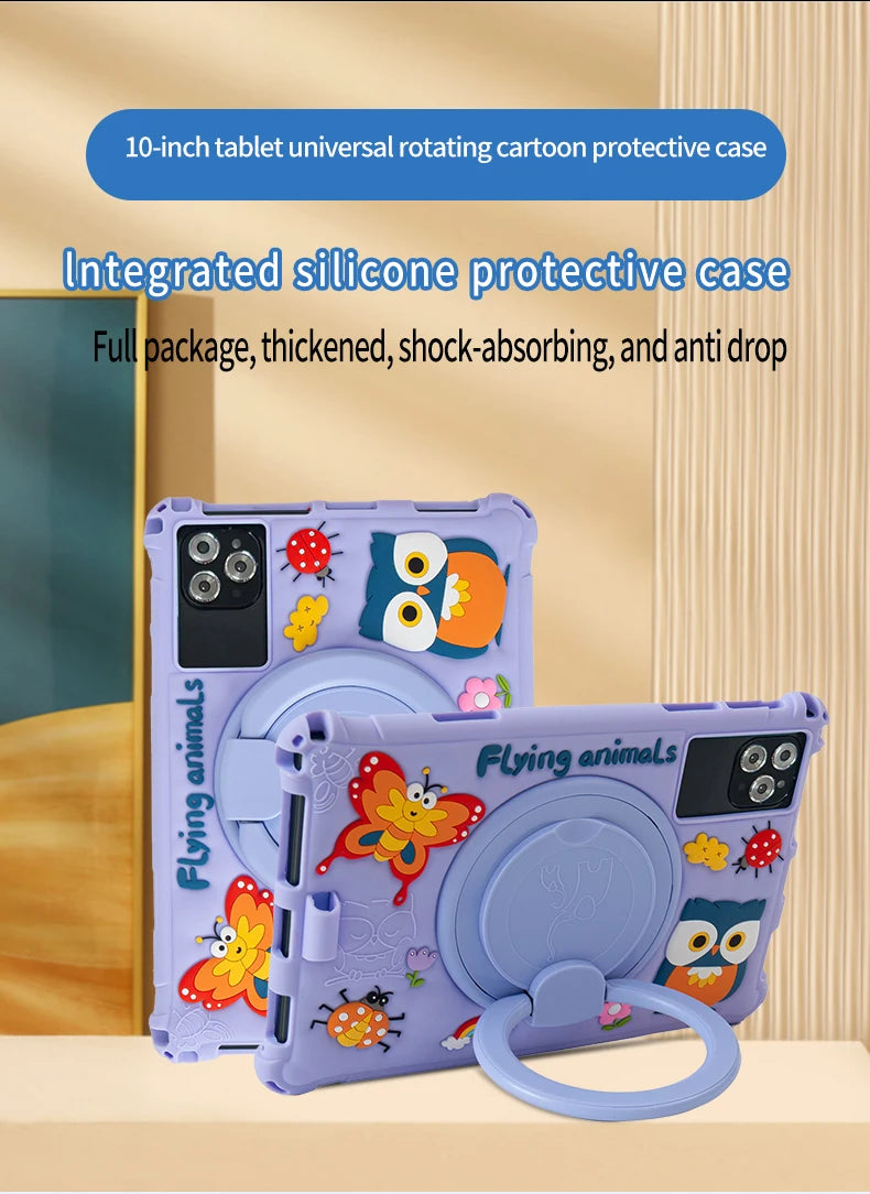 New 10.1-inch Children's t Android 11 Kid Tablet 4GB RAM 64GB ROM, Octa Cor Processor Kidoz Pre Installed Parental Control