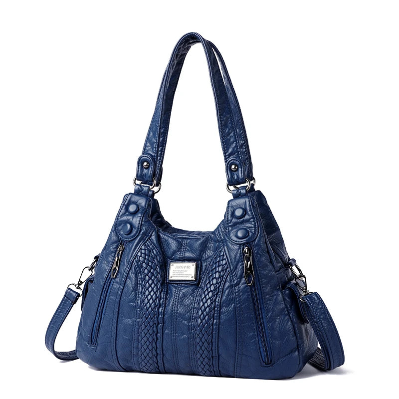 Title / Titre
EN: Women’s Retro Convertible Crossbody Bag – Large Capacity Shoulder & Handbag
FR: Sac bandoulière rétro convertible pour femme – Grande capacité, porté main ou épaule