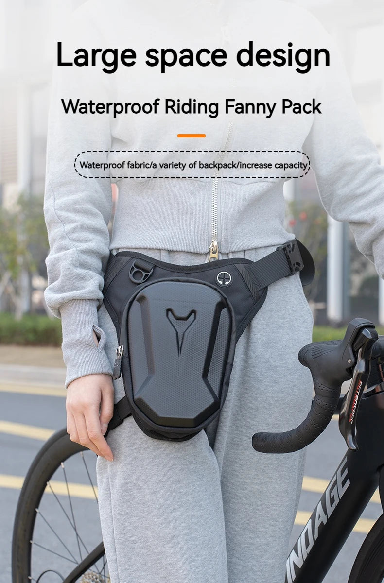 Bicycle Leg Side Bag EVA Hard Shell Outdoor Casual Waist Bags bike Mobile Phone Purse Hip Bum Pack Cycling Leg Bag Bicycle Bag