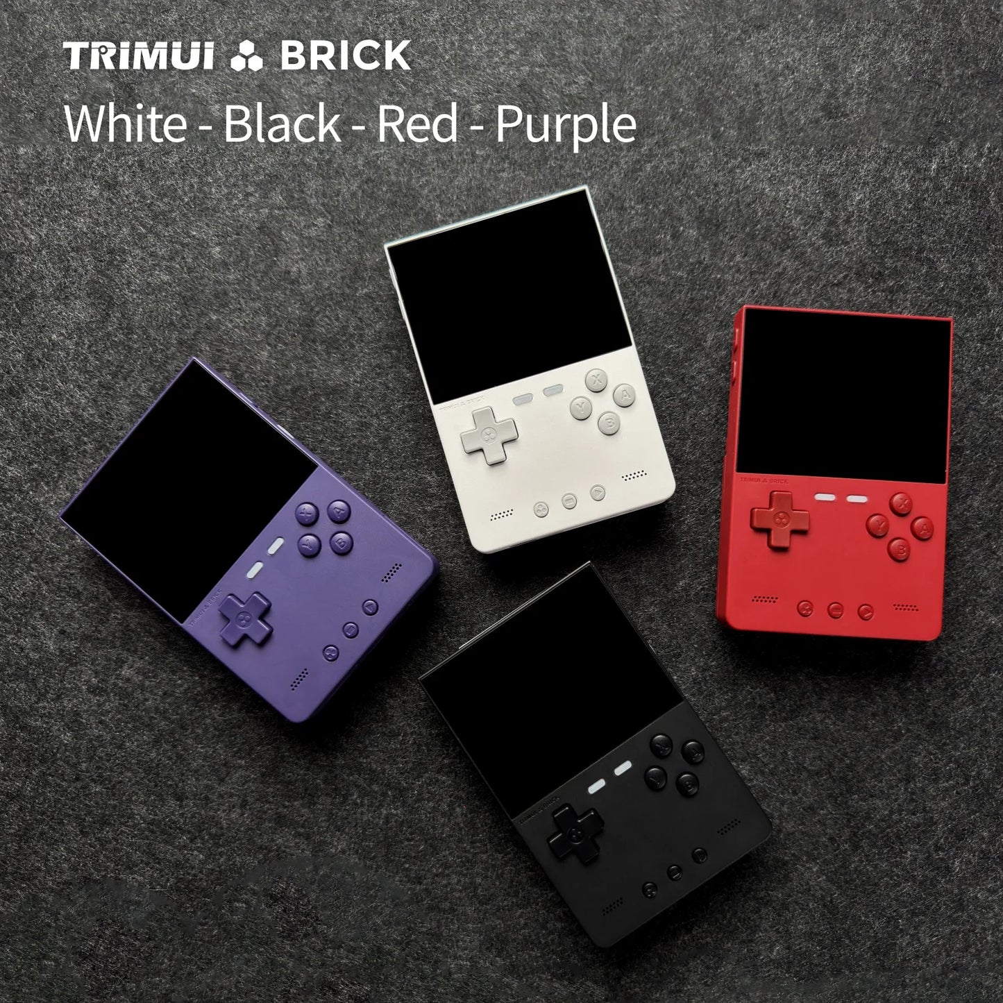 Console de jeu portable Trimui Brick, lecteur de jeux vidéo open source, éclairage d'ambiance arrière, écran IPS HD de 3,2 pouces, cadeaux