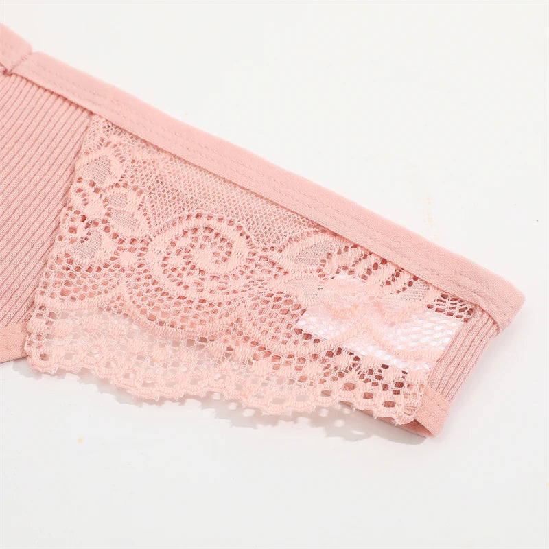 Women Cotton G-string Lingerie Sexy Lace Panties Thongs Femme Underwear Sexy Pantys Underpant Lingerie Lace Intimates S-XL