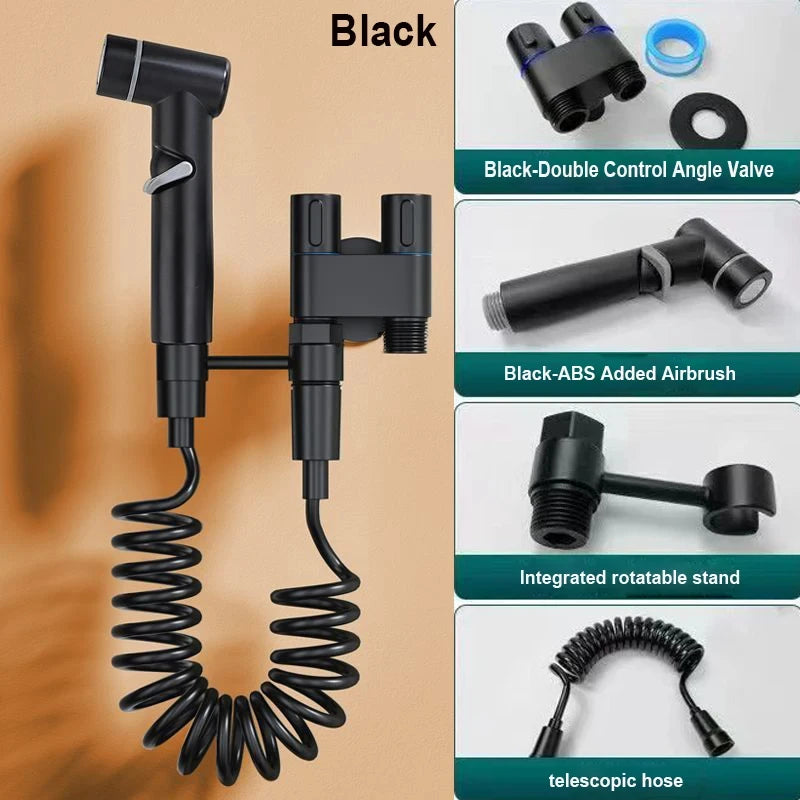 Bathroom set, high pressure hand sprinkler, bathroom cleaning, bathroom accessories, sanitary shower