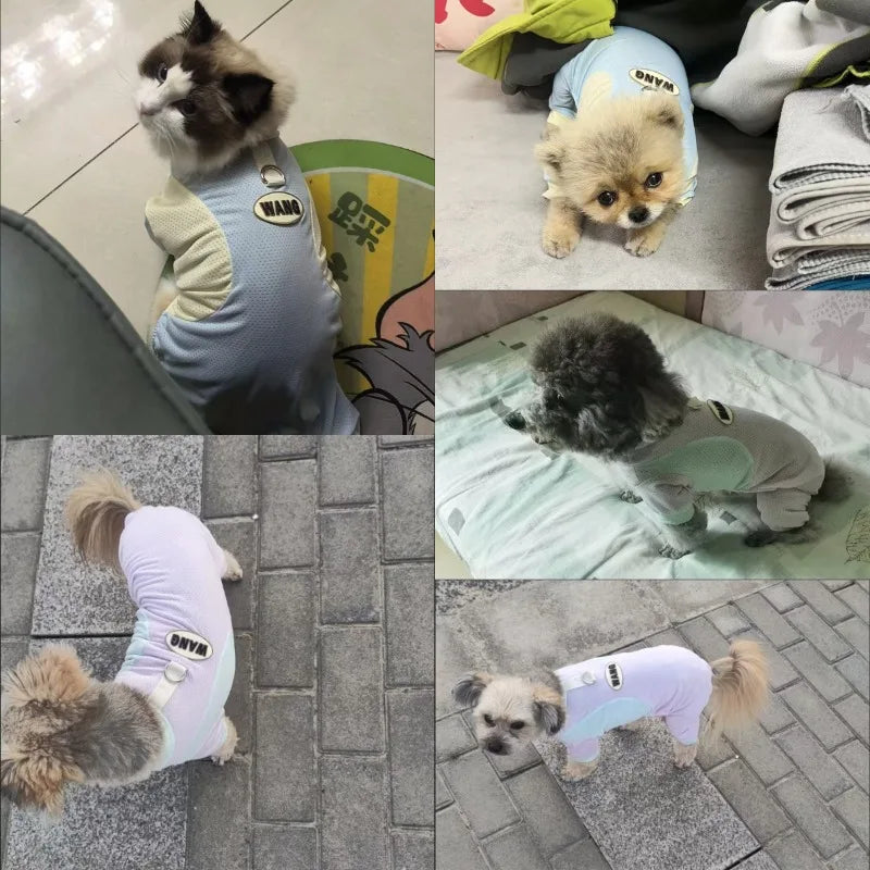 Titre (EN/FR)
Breathable Summer Pet Jumpsuit – Cooling Outfit for Small Dogs & Cats / Combinaison d’Été Respirante pour Animaux – Tenue Fraîcheur pour Petits Chiens et Chats