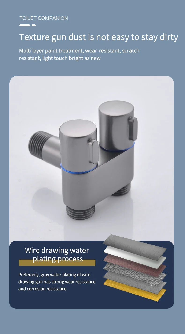 Bathroom set, high pressure hand sprinkler, bathroom cleaning, bathroom accessories, sanitary shower