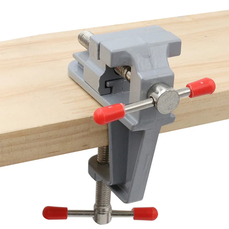 Mini Aluminium Alloy Bench Vise Multi-functional Table Clamp Screw Vise for DIY Craft Mold Repair Fixed Tool/ mini aEtau de table en aluminium