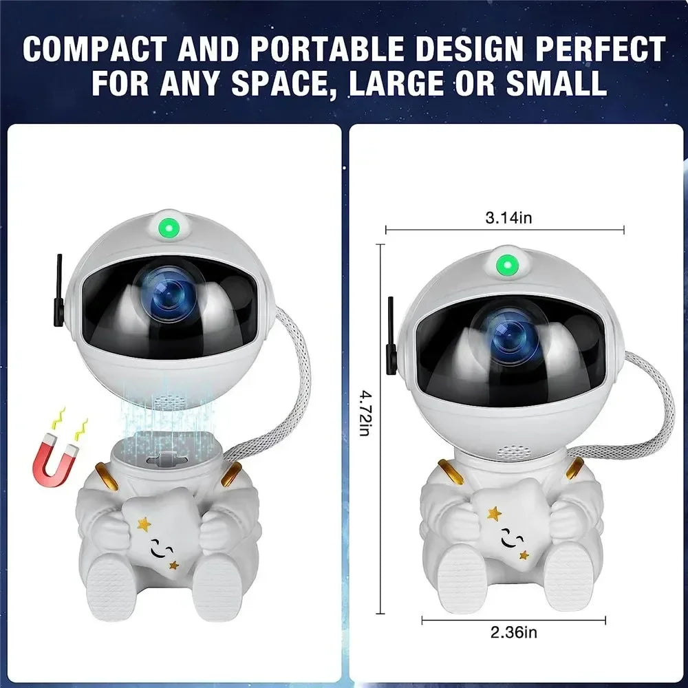 Galaxy Star Astronaut LED Night Light Projector Starry Sky Lamp Children's Room Decorative Lighting Gift