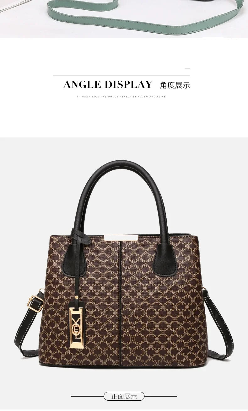 Title / Titre
EN: Women’s Large Capacity Printed Leather Tote Bag – Elegant Shoulder & Handbag
FR: Sac cabas en cuir imprimé grande capacité pour femme – Élégant porté main ou épaule