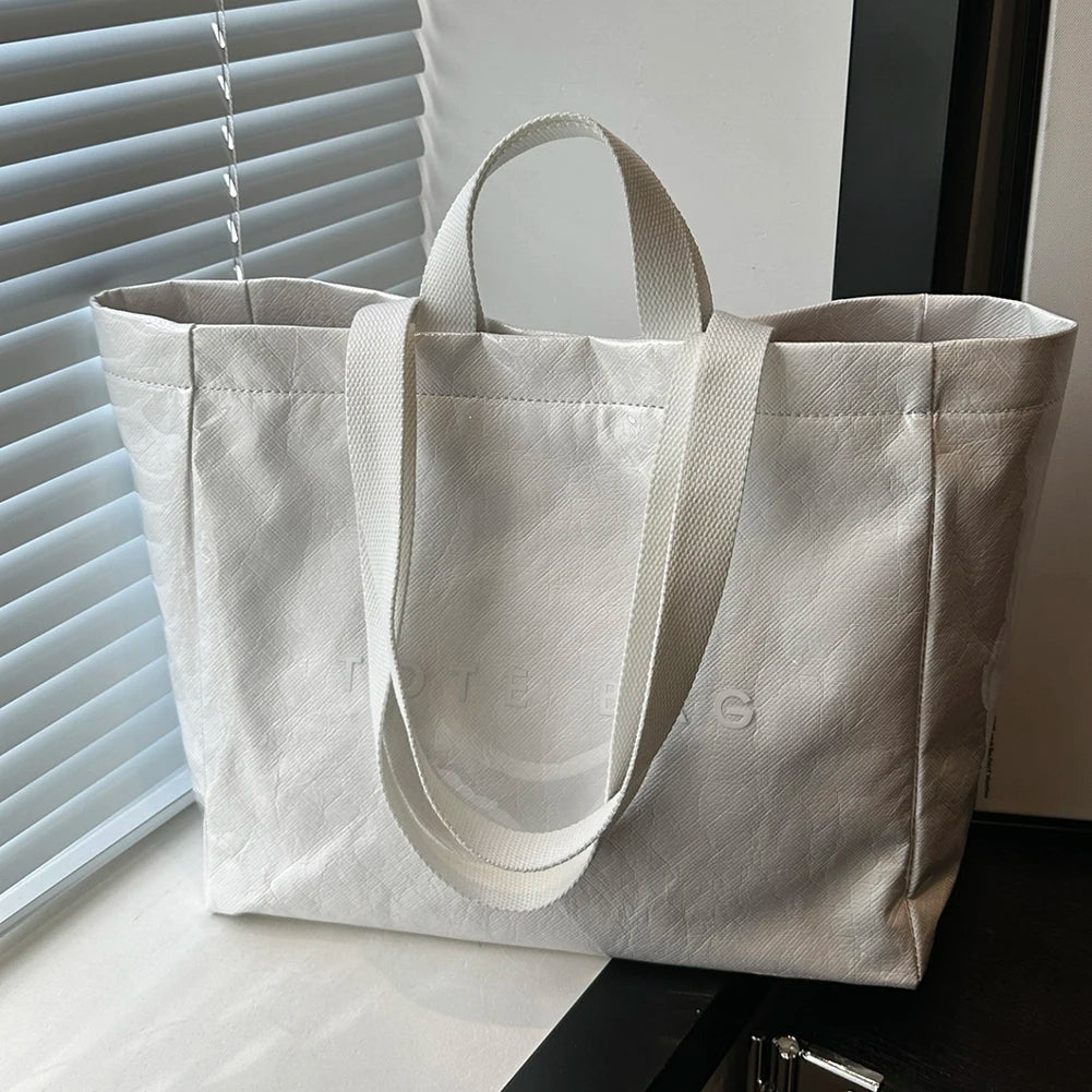Sac fourre-tout pour femmes et hommes, sac à bandoulière réglable avec poche intérieure, sac à main solide pour le travail, l'école et le bureau