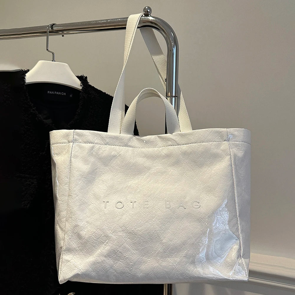 Sac fourre-tout pour femmes et hommes, sac à bandoulière réglable avec poche intérieure, sac à main solide pour le travail, l'école et le bureau