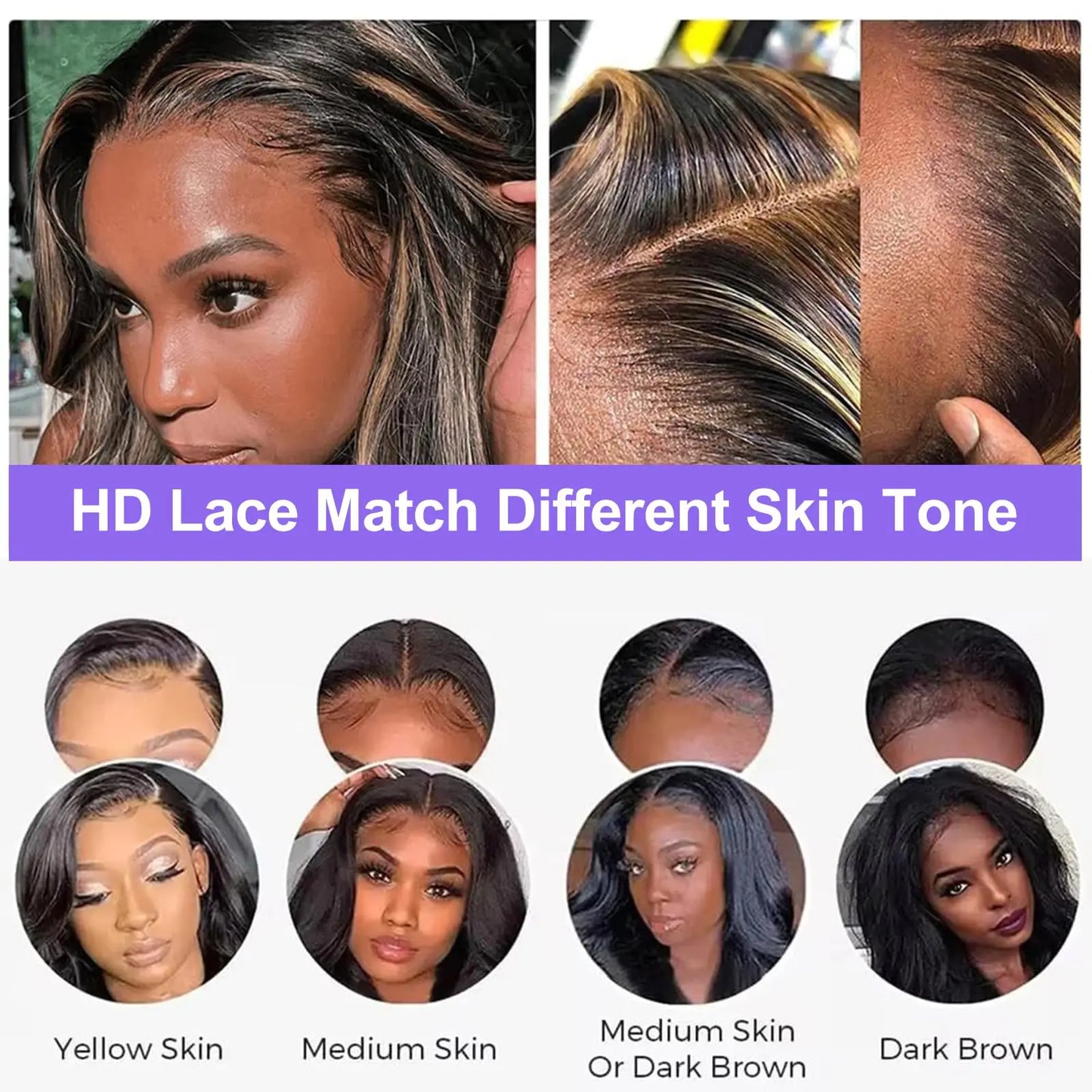 1B 30 Highlight Frontal Wigs Human Hair 30 Inch Ombre Brown Colored 13x4 Bone Straight Lace Front Wig Pre Plucked On Sale