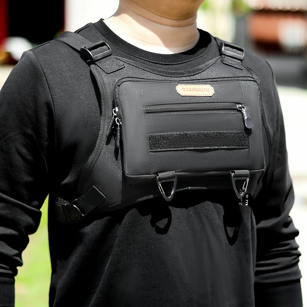 Sac à dos de sport multi-poches avec sangle réglable pour la course à pied et les voyages