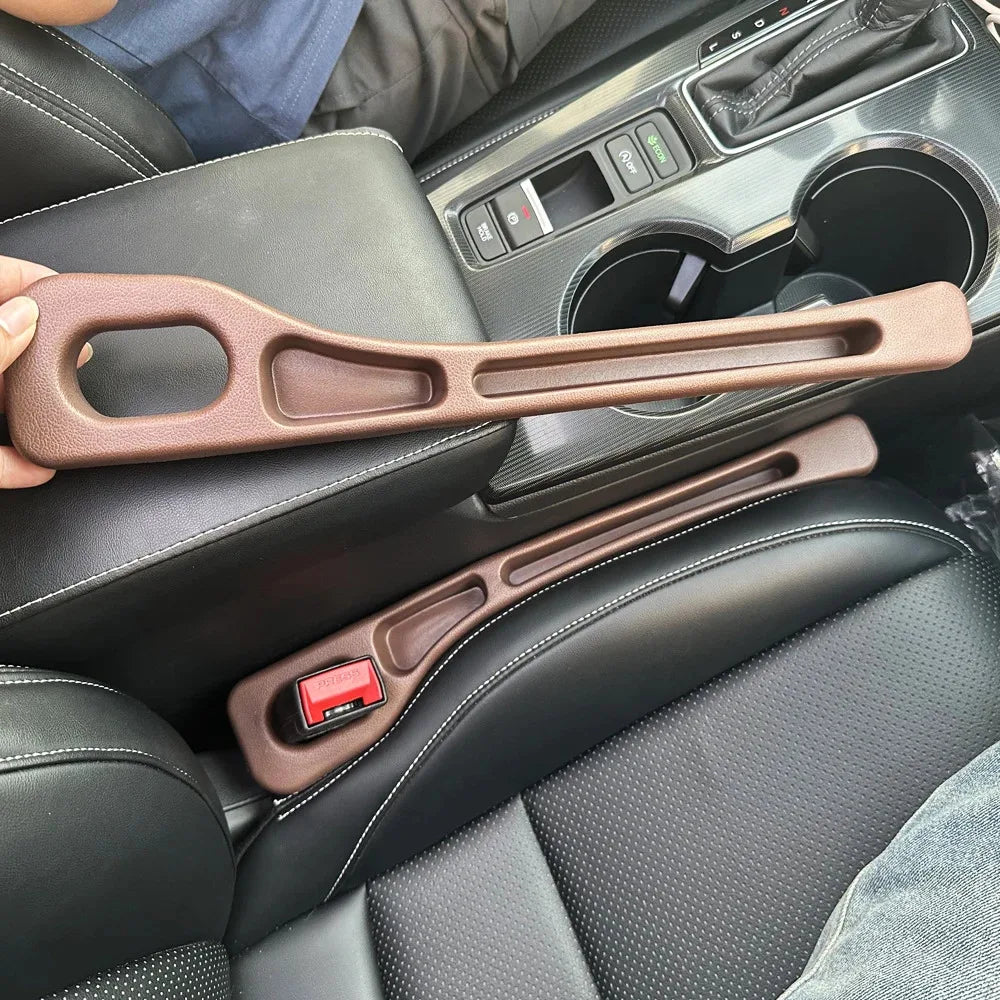 Boîte de rangement pour espace de siège de voiture, 2 pièces, sac entre sièges, organisateur de Console, décoration intérieure, accessoires automobiles