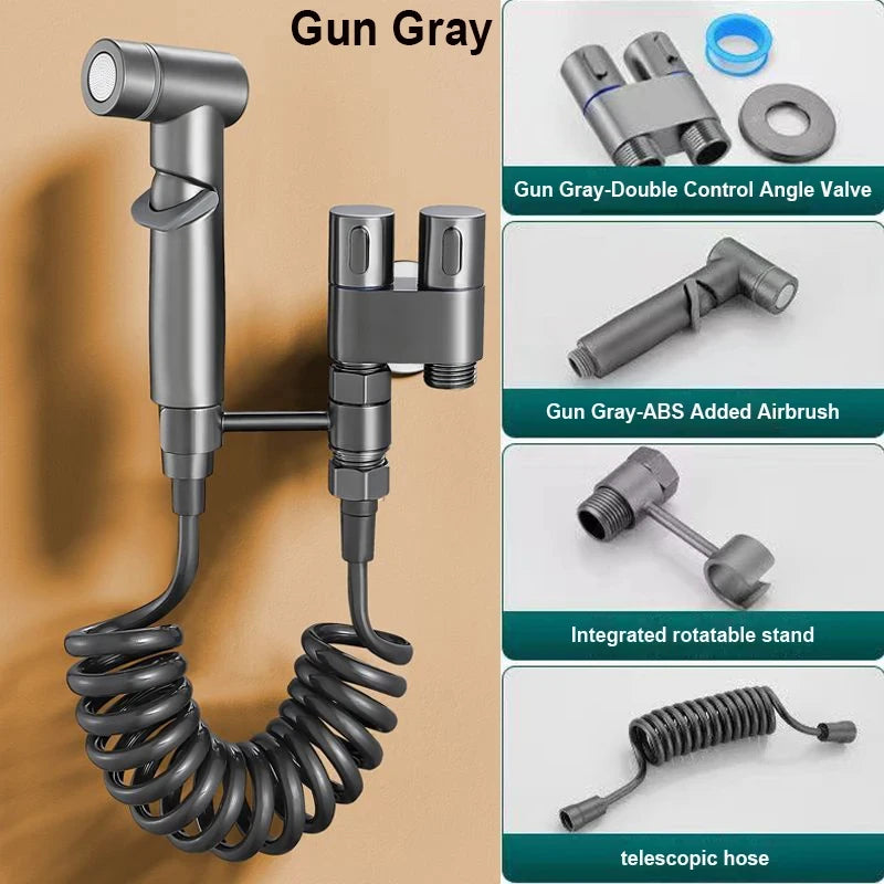 Bathroom set, high pressure hand sprinkler, bathroom cleaning, bathroom accessories, sanitary shower