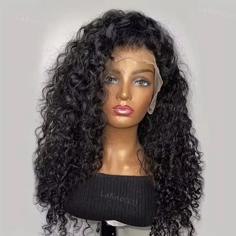 Perruques de cheveux humains bouclés pour les femmes vague d'eau dentelle avant perruque 13x4 13x6 dentelle frontale vague profonde perruque 100% cheveux humains Hd Lace Wigs/perruque femme bouclée en cheveux humain - lace Front HD 100% Naturel