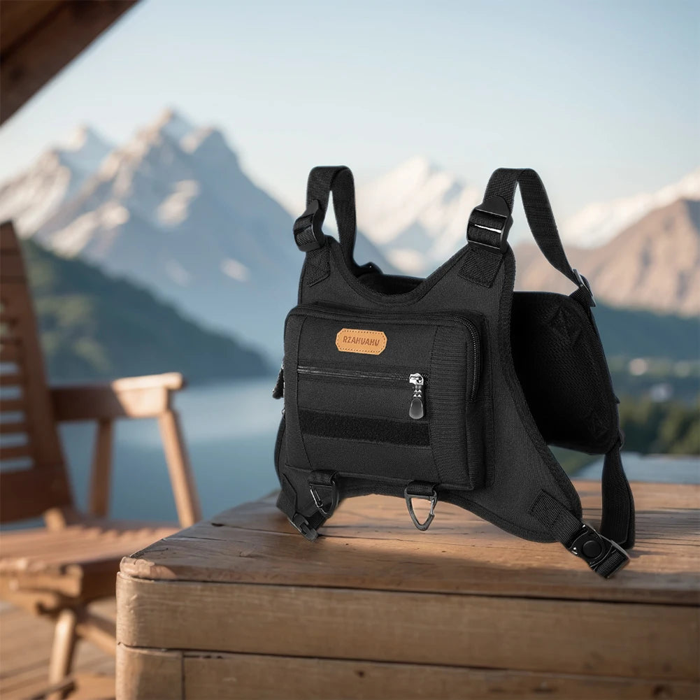 Sac à dos de sport multi-poches avec sangle réglable pour la course à pied et les voyages