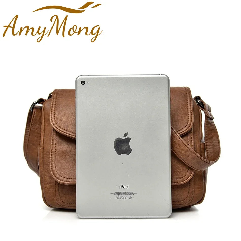 Title / Titre
EN: Women’s Retro Leather Handbag – High-Quality Multi-Pocket Shoulder Bag
FR: Sac à main rétro en cuir pour femme – Sac épaule multi-poches de haute qualité