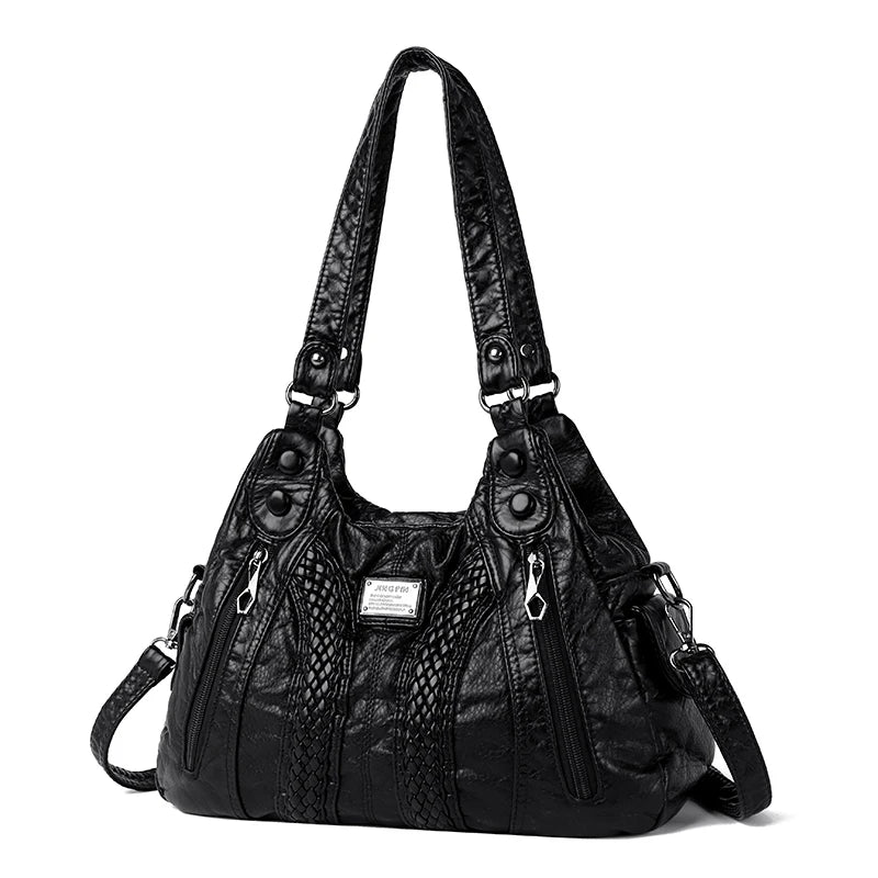 Title / Titre
EN: Women’s Retro Convertible Crossbody Bag – Large Capacity Shoulder & Handbag
FR: Sac bandoulière rétro convertible pour femme – Grande capacité, porté main ou épaule