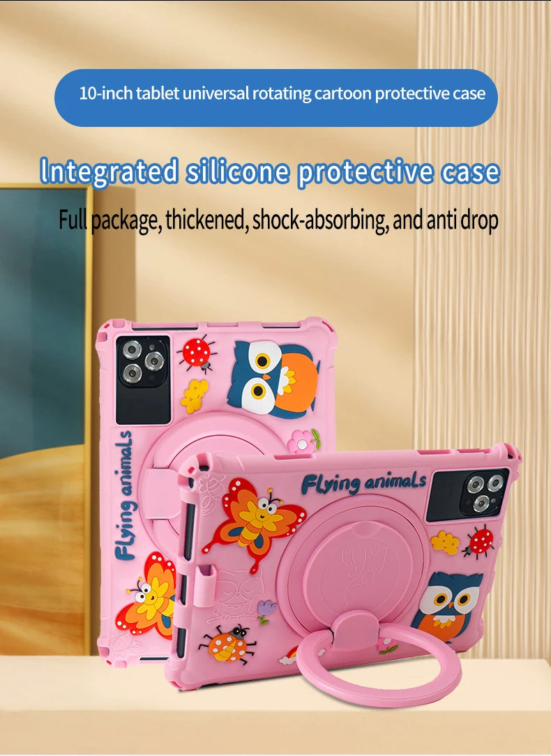 New 10.1-inch Children's t Android 11 Kid Tablet 4GB RAM 64GB ROM, Octa Cor Processor Kidoz Pre Installed Parental Control