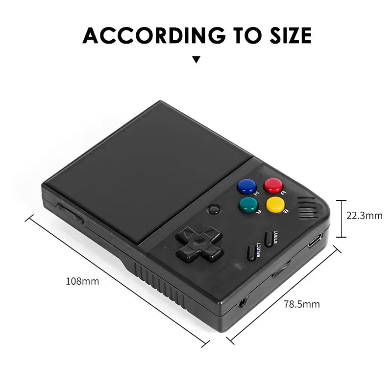 Console de jeu portable rétro MIYOO Mini Plus V2 Mini+, écran IPS, système Linux, cadeau pour enfants