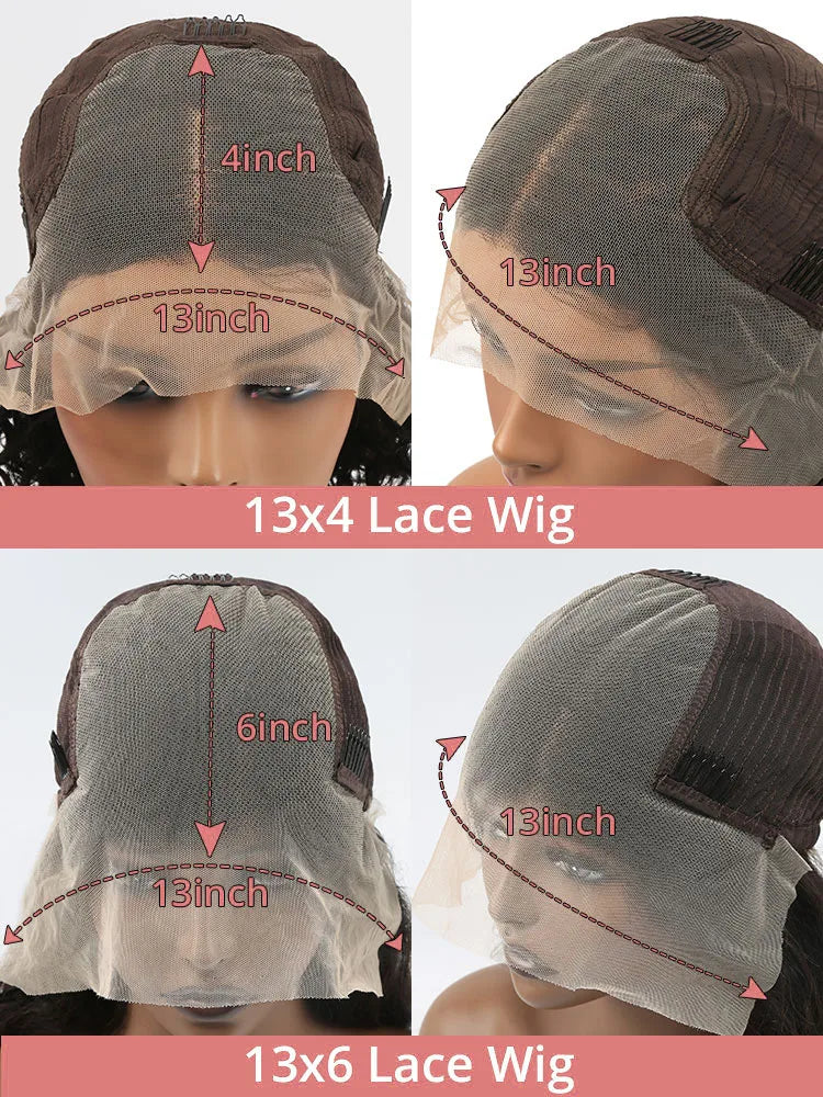 30 40 Inch Body Wave Lace Front Wig 13x4 13x6 Lace Frontal Human Hair Wigs Brazilian Water Wave Hd Lace Frontal Wigs For Women