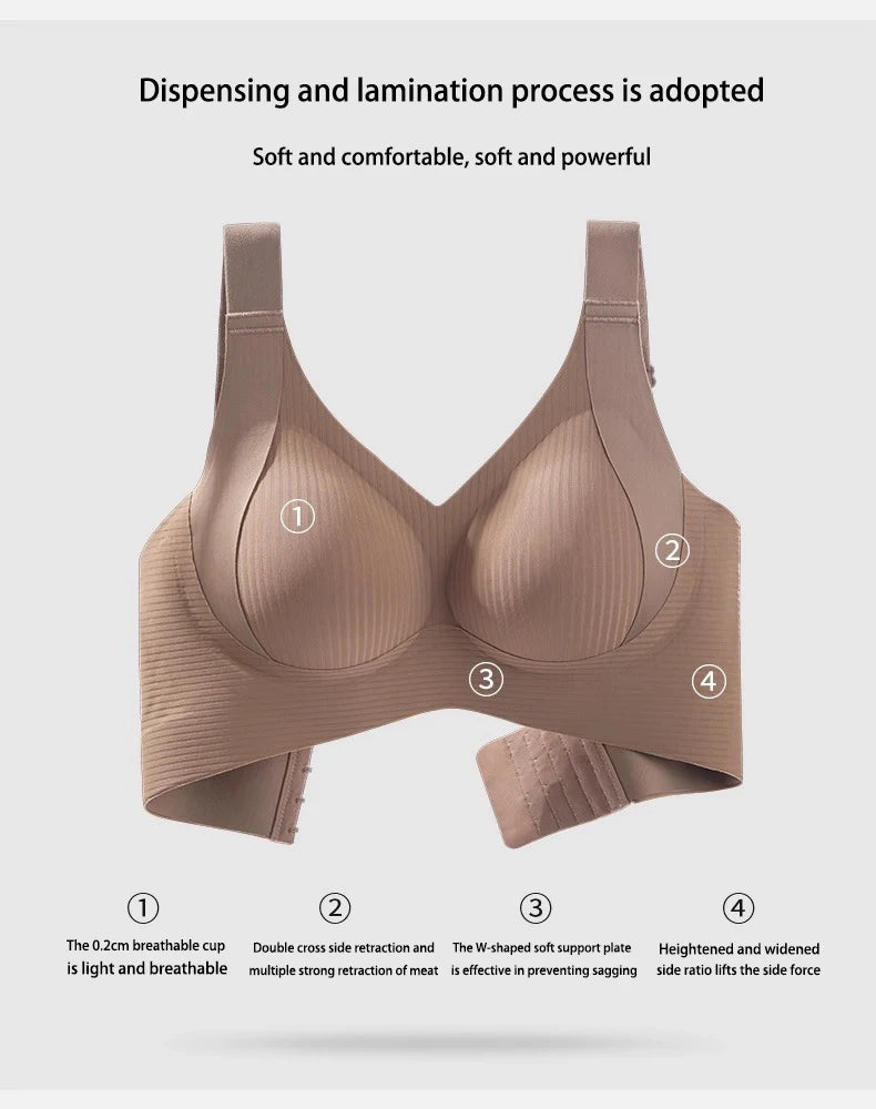 FINETOO 1Pc Plus Size Bra Seamless Sexy Women Bras Wire Free Brassiere Soft Underwear Female Intimates Womens Lingerie Sleepwear