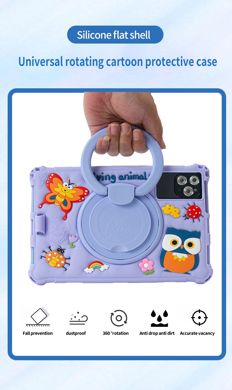 New 10.1-inch Children's t Android 11 Kid Tablet 4GB RAM 64GB ROM, Octa Cor Processor Kidoz Pre Installed Parental Control