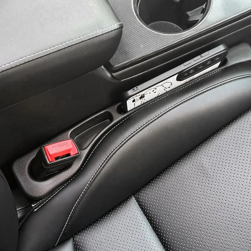 Boîte de rangement pour espace de siège de voiture, 2 pièces, sac entre sièges, organisateur de Console, décoration intérieure, accessoires automobiles
