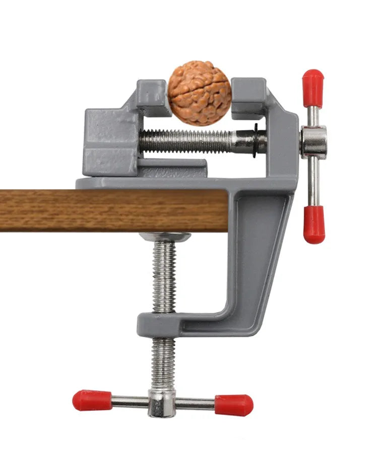 Mini Aluminium Alloy Bench Vise Multi-functional Table Clamp Screw Vise for DIY Craft Mold Repair Fixed Tool/ mini aEtau de table en aluminium