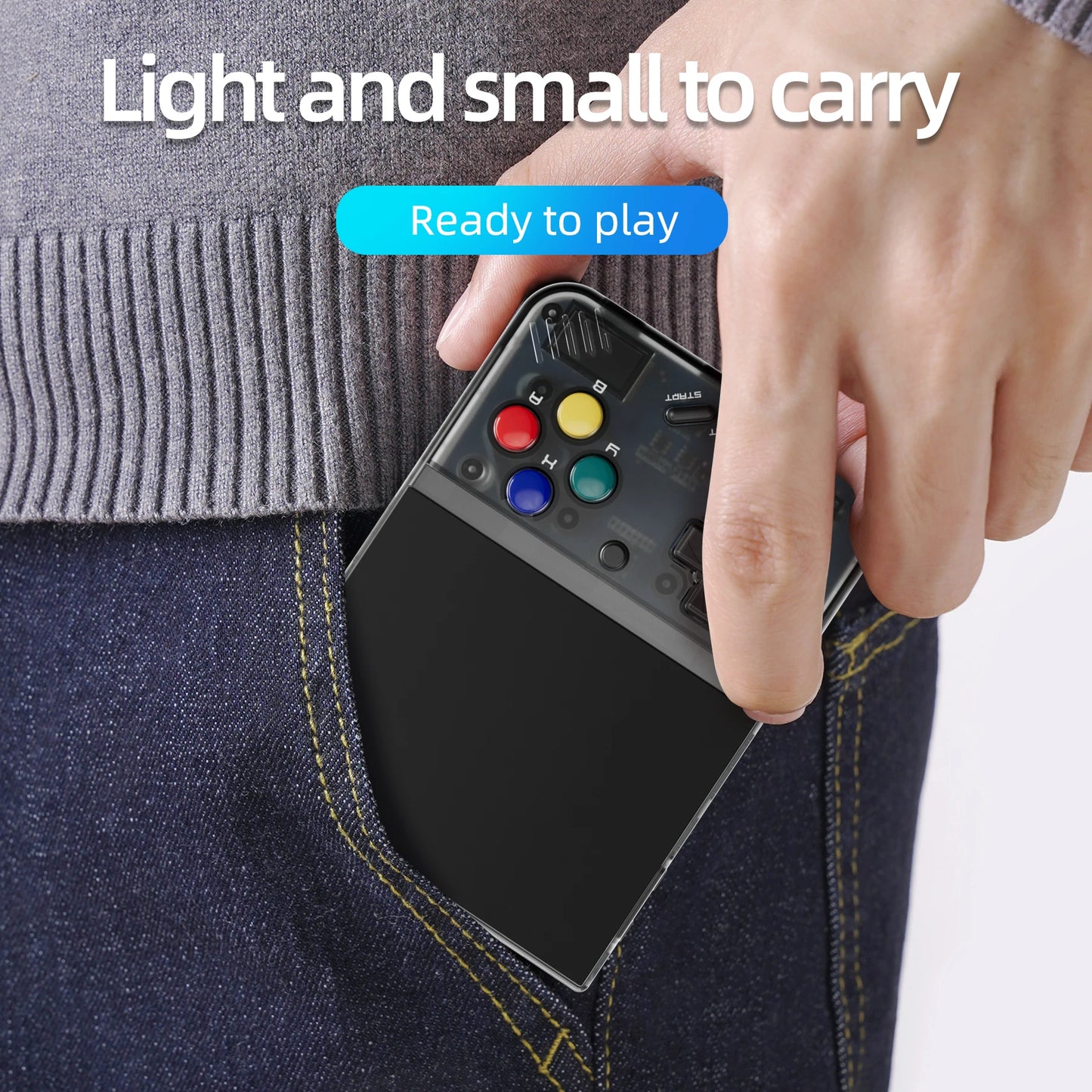 Console de jeu portable rétro MIYOO Mini Plus V2 Mini+, écran IPS, système Linux, cadeau pour enfants