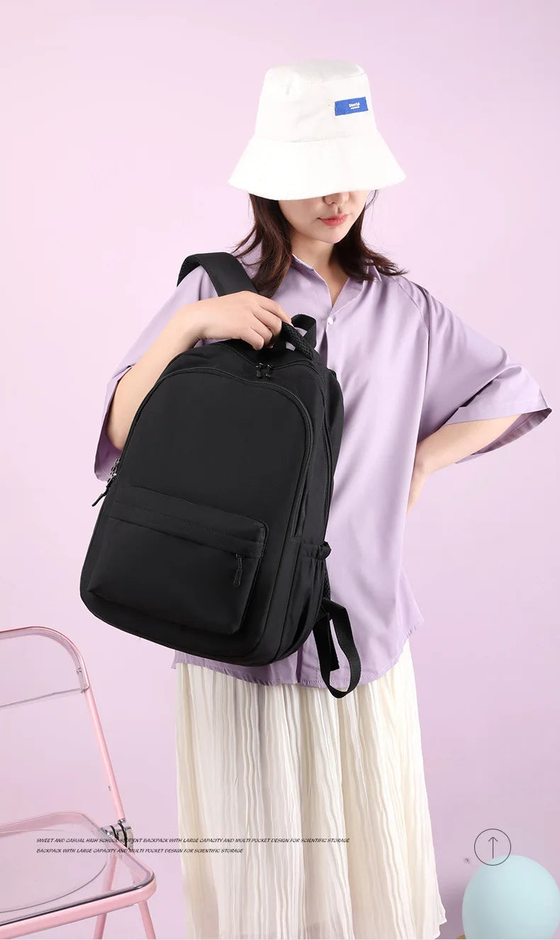 Schoolbag for Girls Campus Junior High School Students Backpack New Trendy Backpack/ sac d'ecole