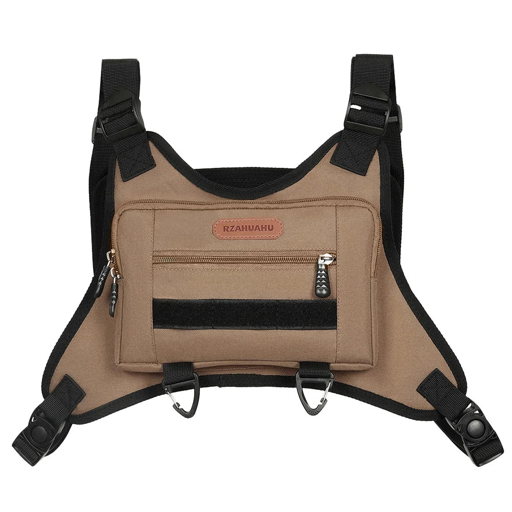 Sac à dos de sport multi-poches avec sangle réglable pour la course à pied et les voyages