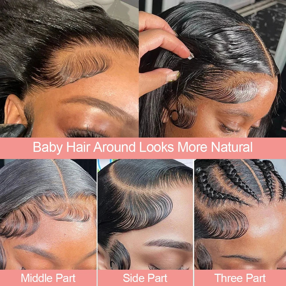30 40 Inch Body Wave Lace Front Wig 13x4 13x6 Lace Frontal Human Hair Wigs Brazilian Water Wave Hd Lace Frontal Wigs For Women