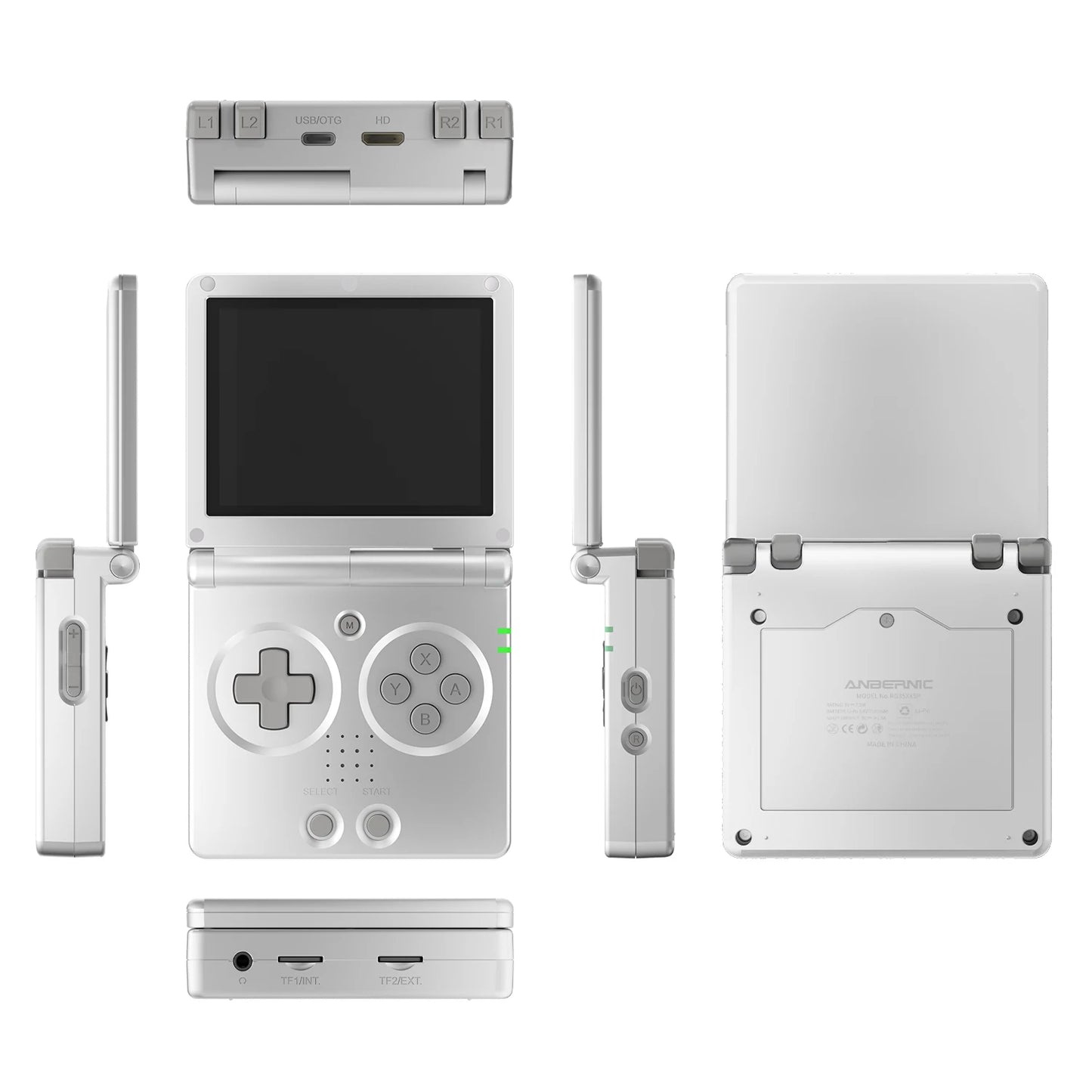 Console de jeu portable rétro ANBERNIC RG35XXSP Flip Linux 64 bits Wi-Fi Bluetooth Console de jeu vidéo rétro Jeu en ligne Sortie HDMI-TV