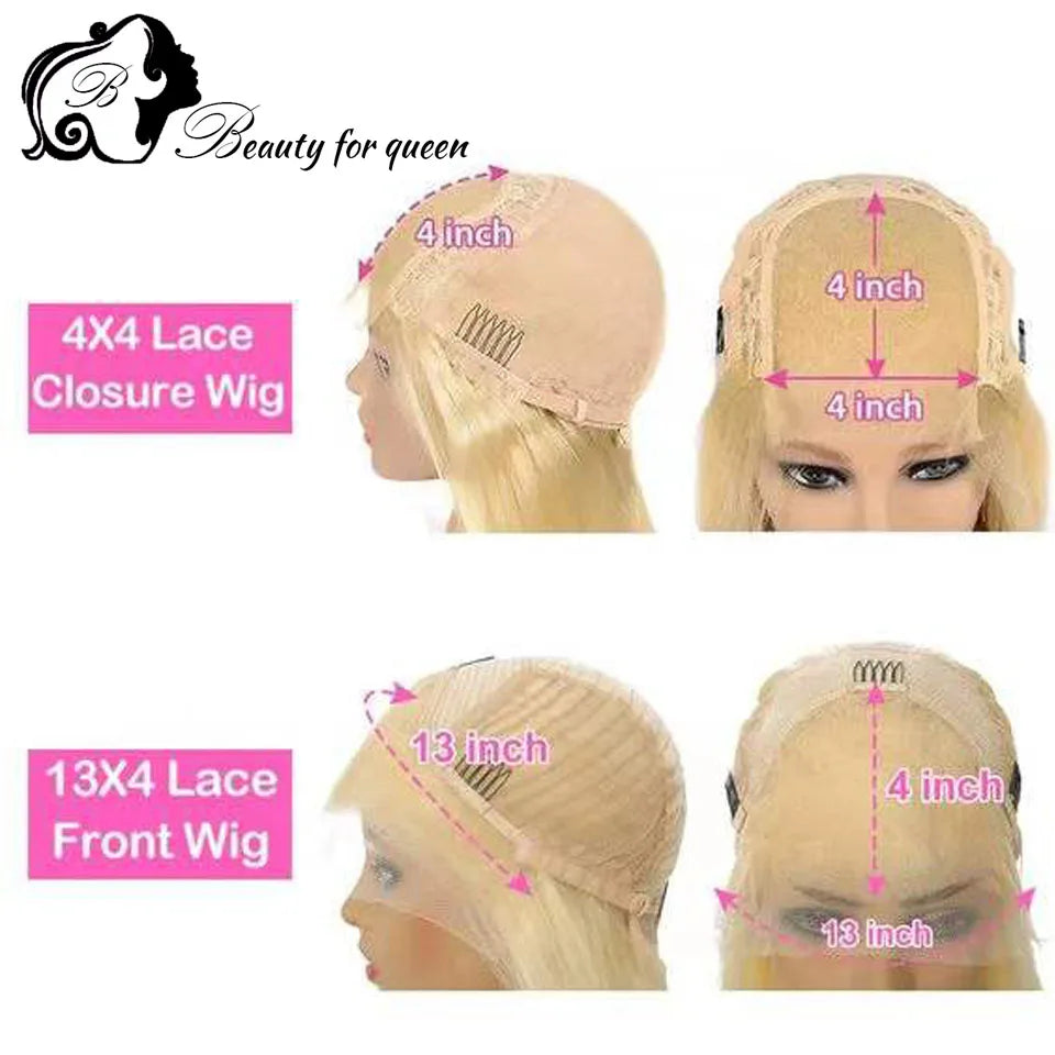 Human Hair Wigs For Women Ombre Colored Brazilian Wavy Transparent Lace Front Wig Pre Plucked 1B/Grey Short Bob Lace Frontal Wig
