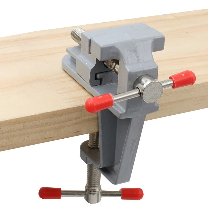 Mini Aluminium Alloy Bench Vise Multi-functional Table Clamp Screw Vise for DIY Craft Mold Repair Fixed Tool/ mini aEtau de table en aluminium