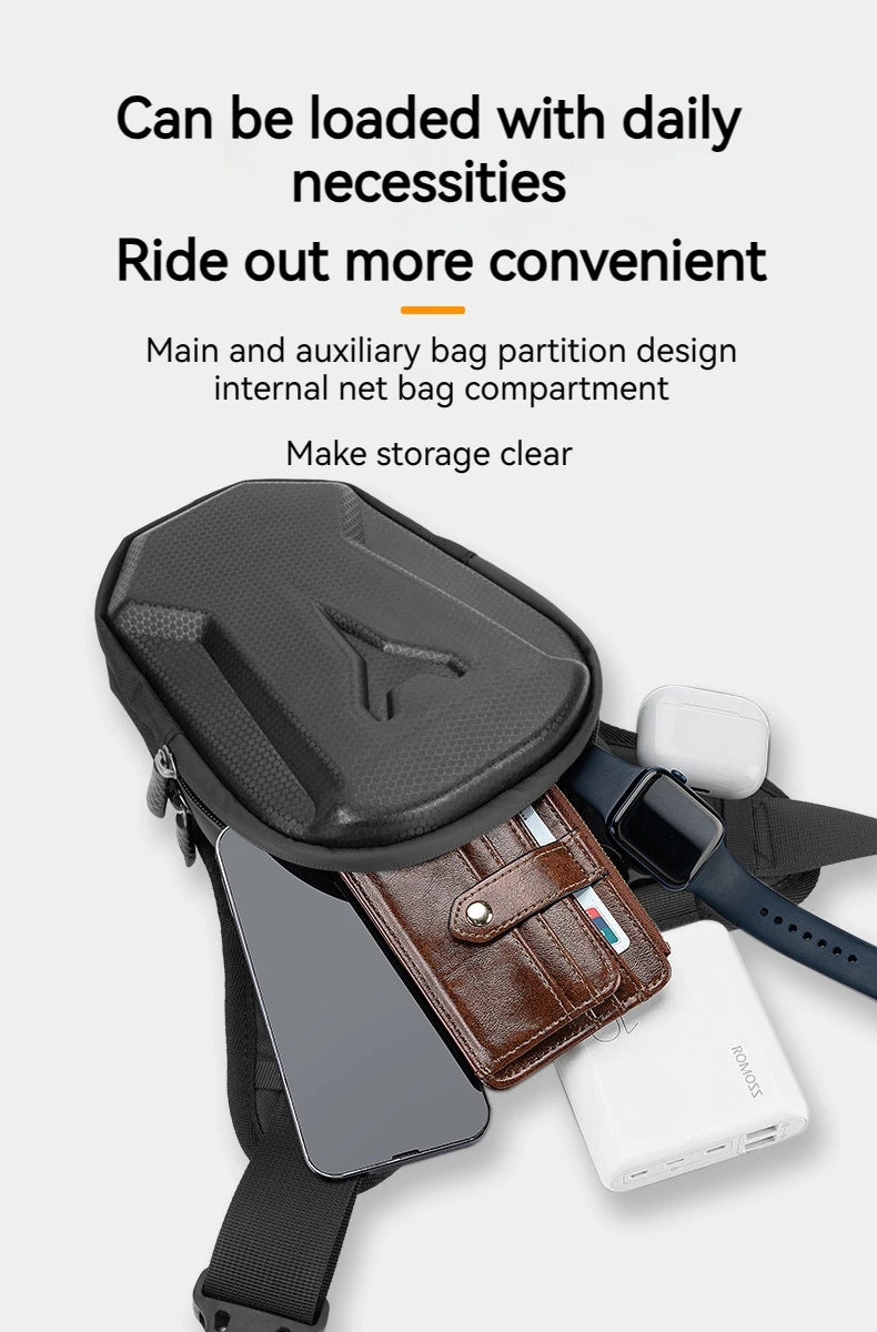 Bicycle Leg Side Bag EVA Hard Shell Outdoor Casual Waist Bags bike Mobile Phone Purse Hip Bum Pack Cycling Leg Bag Bicycle Bag