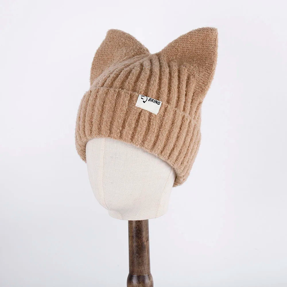 adventure time caps for men Balaclava Beanie Rabbit Ear Hat Hat winter women's winter accessories fun hat Butterfly Pullover Hat