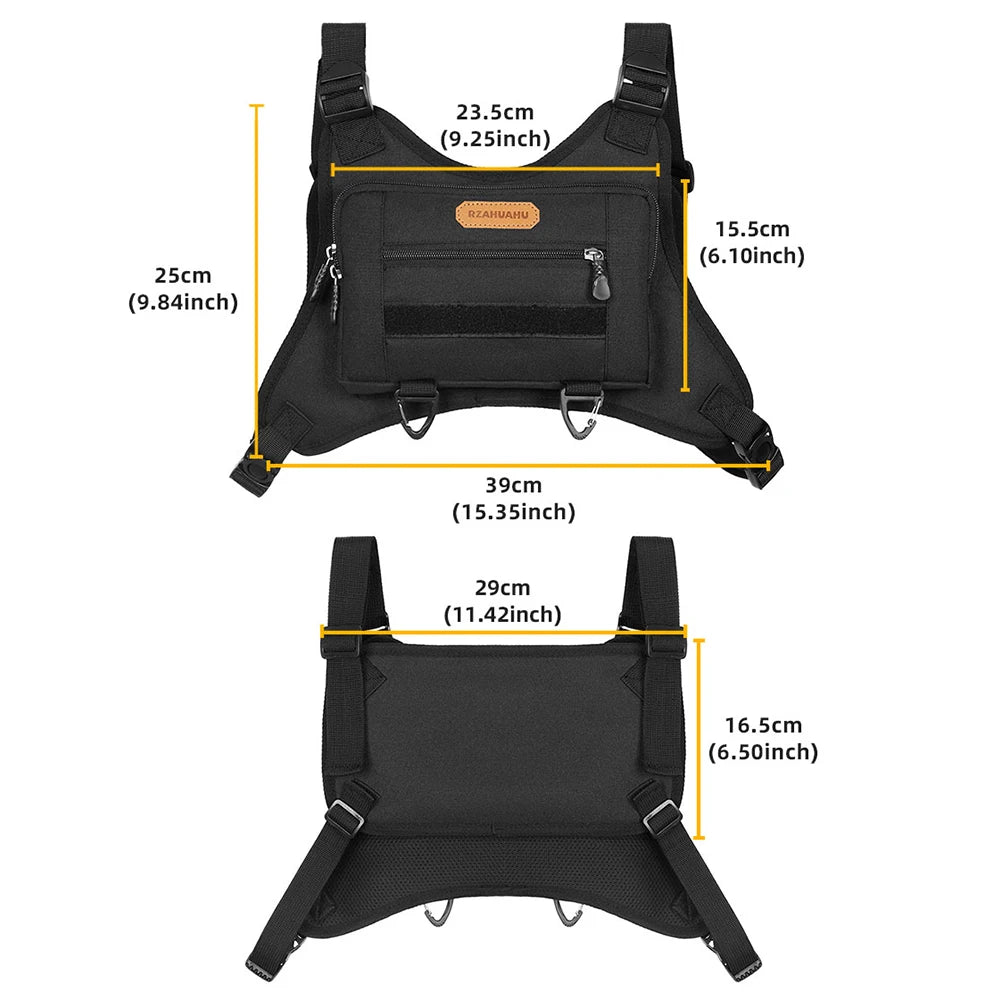 Sac à dos de sport multi-poches avec sangle réglable pour la course à pied et les voyages