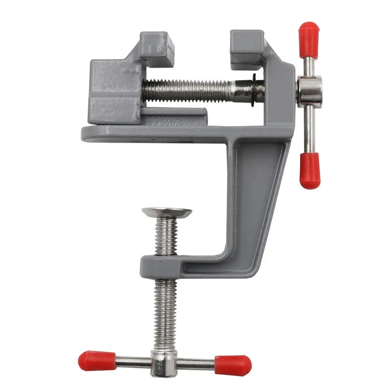 Mini Aluminium Alloy Bench Vise Multi-functional Table Clamp Screw Vise for DIY Craft Mold Repair Fixed Tool/ mini aEtau de table en aluminium