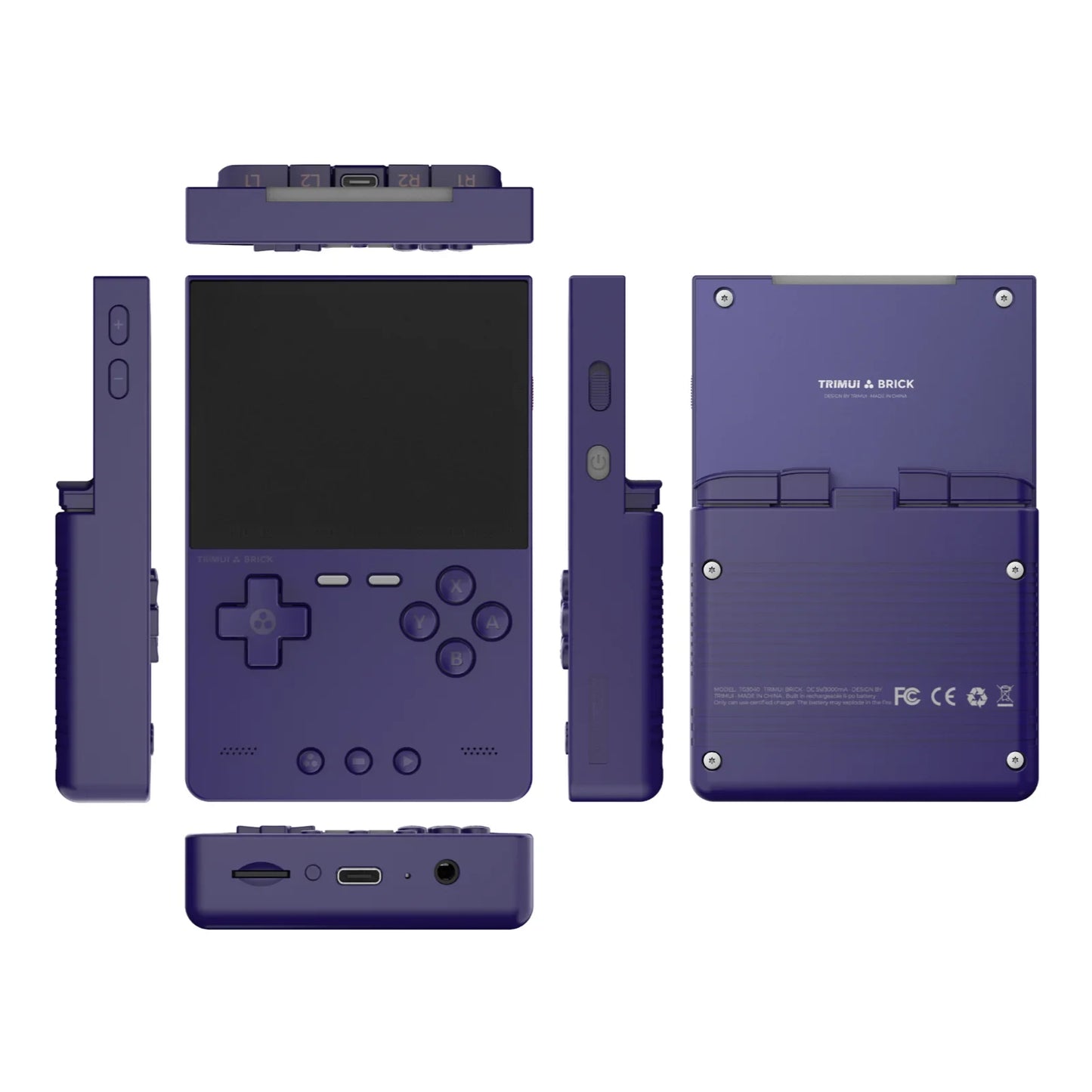 Console de jeu portable Trimui Brick, lecteur de jeux vidéo open source, éclairage d'ambiance arrière, écran IPS HD de 3,2 pouces, cadeaux