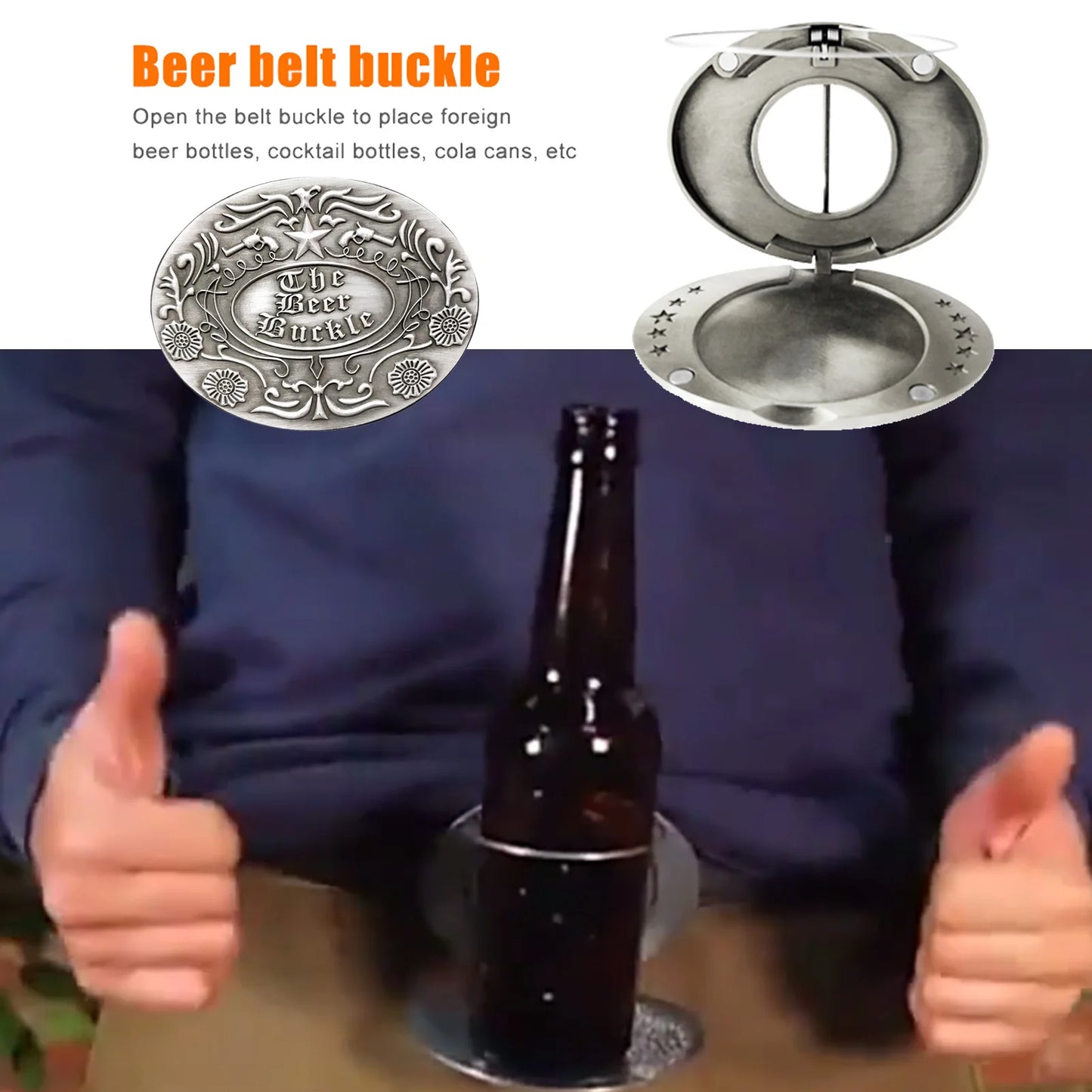 Boucle de ceinture porte-bière portable, mains libres, pour plateau de bière, porte-gobelet, sangle détachable, pour pique-nique, fête, barbecue, camping