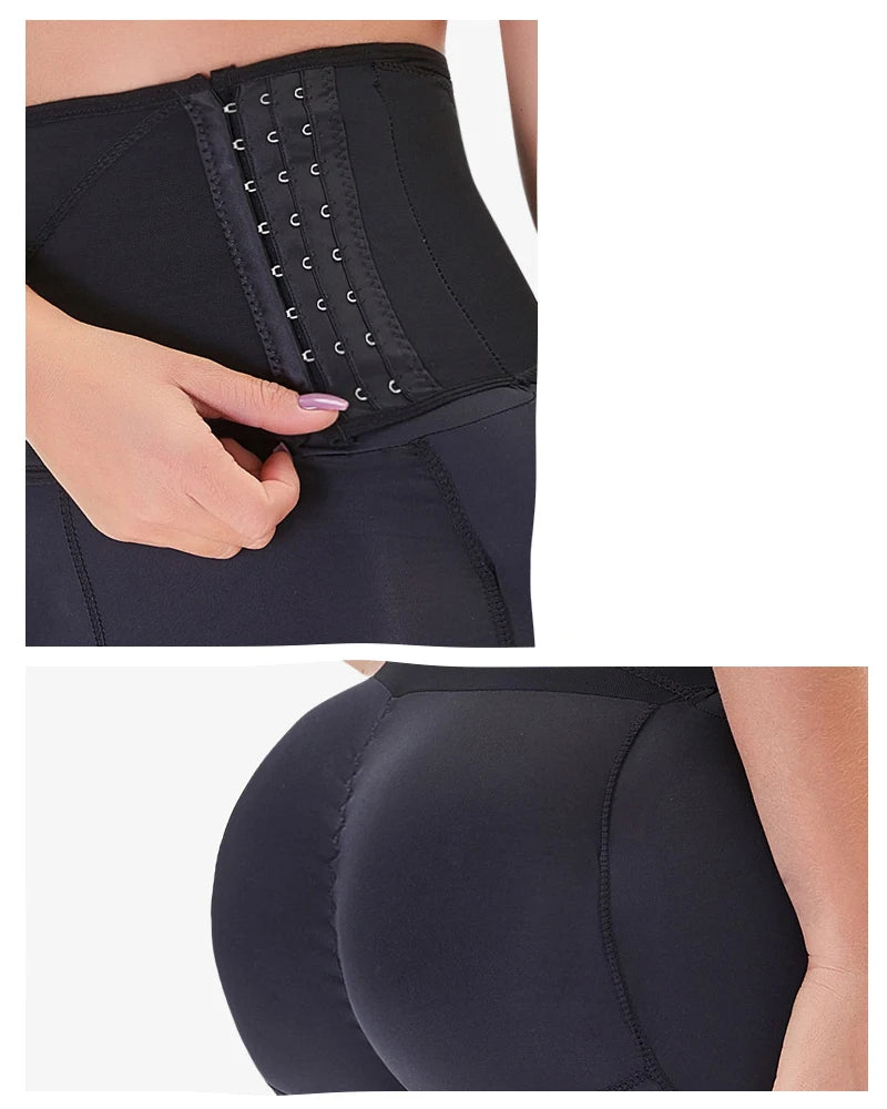 AfruliA 5XL 6XL Padded Fake Buttock Hip Enhancer Sexy Butt Lifter Shapewear Slim Waist Trainer Women Dress Underwear Body Shaper