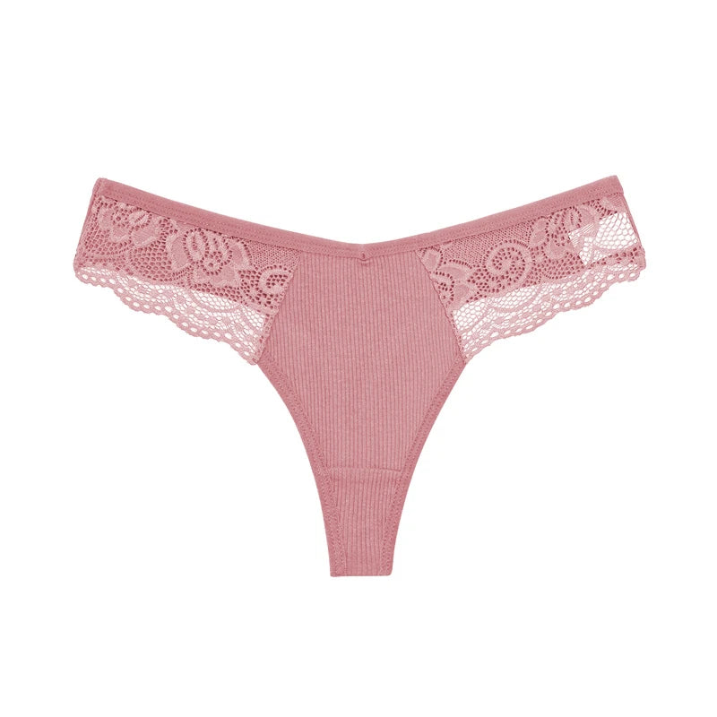 Women Cotton G-string Lingerie Sexy Lace Panties Thongs Femme Underwear Sexy Pantys Underpant Lingerie Lace Intimates S-XL